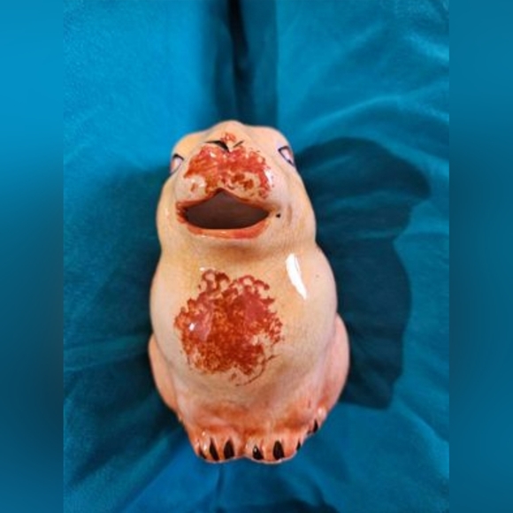 Vintage Pottery Bunny Rabbit Creamer Jug Pitcher - Picture 3 of 6